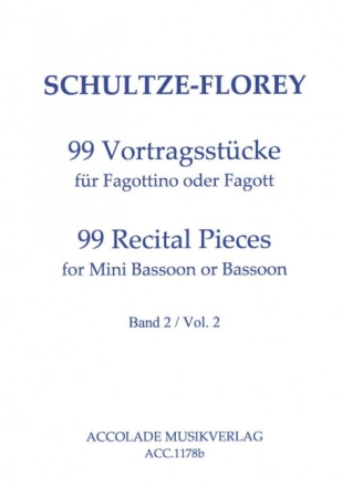 99 Vortragsst�cke Band 2 (Nr.34-66) f�r Fagott (Fagottino)