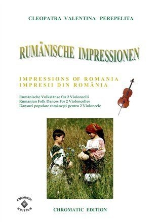Rumänische Impressionen für 2 Violoncelli Spielpartitur Rumänische Volkstänze
