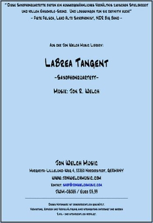 Labrea Tangent fr 4 Saxophone (AA(T)TBar) Partitur und Stimmen
