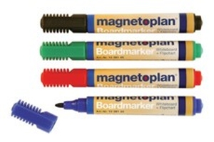 Whiteboardmarker f�r Notentafel Set mit 4 farbigen Stiften