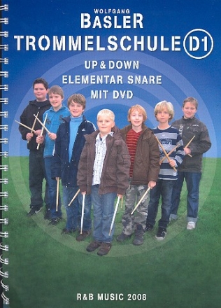 Trommelschule D1  - Up and down (+DVD) fr kleine Trommel (snare drum)