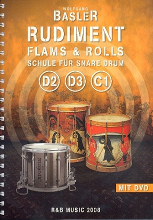 Rudiment Flams and Rolls (+DVD) fr kleine Trommel (snare drum)