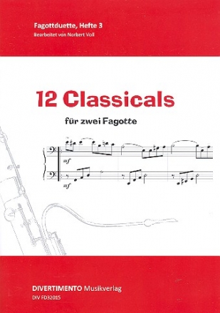 Classicals fr 2 Fagotte Spielpartitur