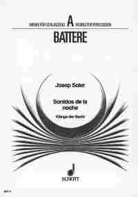 BAT9 Josep Soler, Klnger der Nacht fr Schlagzeug mit 6 Spielern Partitur