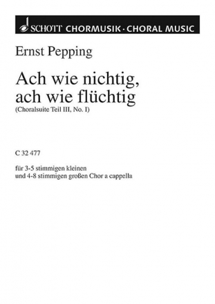 Choralsuite Teil III fr gemischten Chor (SSATB/SSAATTBB) Chorpartitur