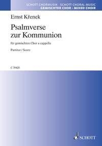 Psalmverse zur Kommunion fr gemischten Chor (SATB) Chorpartitur