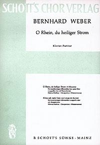 O Rhein, du heiliger Strom fr Mnnerchor (TTBB) oder gemischter Chor (SATTBB) a cappella oder mi Klavierpartitur