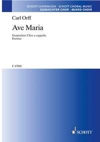 Ave Maria fr gemischten Chor (SATB) Chorpartitur