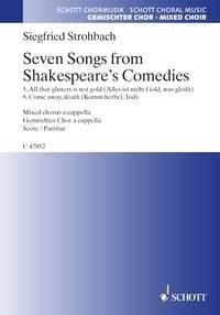 Seven Songs from Shakespeare's Comedies fr gemischten Chor (SATB) Chorpartitur