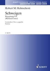 Helmschrott, Robert M.: Begegnung fr gemischten Chor (SATB) Chorpartitur
