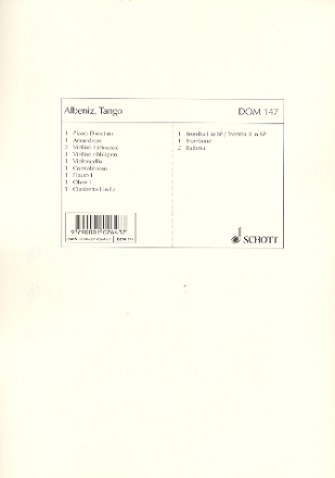 Tango op.165,2 fr Salonorchester Direktion und Stimmen