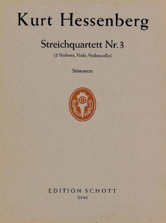 Streichquartett Nr. 3 op. 33 fr Streichquartett Stimmensatz
