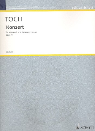 Konzert op. 35 fr Violoncello und Kammerorchester Studienpartitur