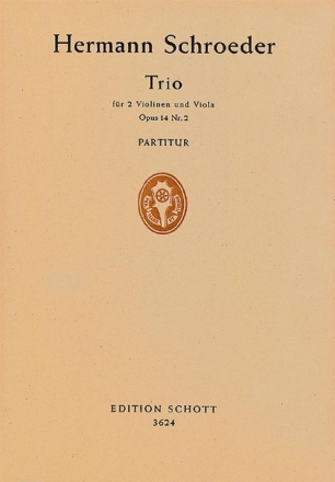 Trio op. 14, 2 fr 2 Violinen und Viola Partitur