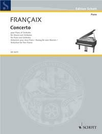 Franaix, Jean: Concerto fr Klavier und Orchester Klavierauszug - fr 2 Klaviere