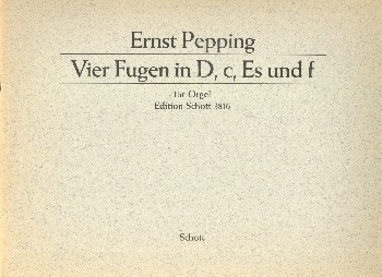 Vier Fugen in D, c, Es und f fr Orgel