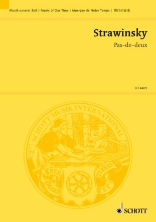 Stravinsky, Igor, Pas-de-deux fr Orchester Studienpartitur