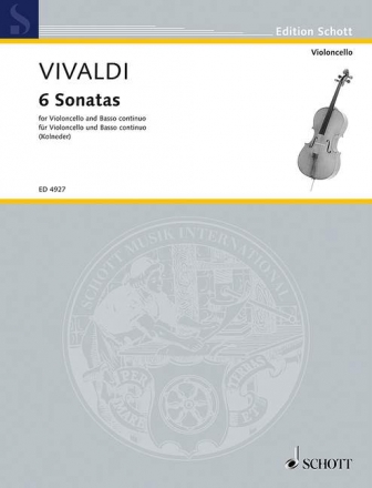 6 Sonaten fr Violoncello und Bc