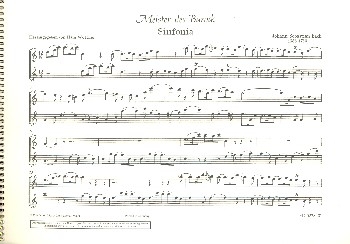 Meister des Barock fr 2 Alt-Blockflten und Klavier Einzelstimme - 2 Alt-Blockflten