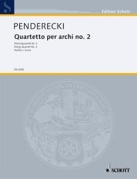 Quartetto per archi no. 2 fr Streichquartett Studienpartitur