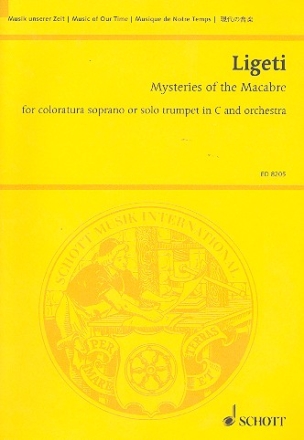 Mysteries of the Macabre fr Solo-Trompete in C oder Koloratursopran und Orchester Studienpartitur - Orchesterfassung