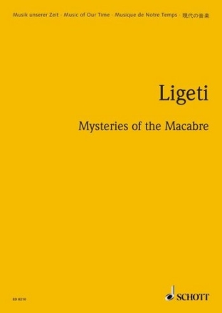 Mysteries of the Macabre fr Solo-Trompete in C oder Koloratursopran und Kammerorchester Studienpartitur - Kammerorchesterfassung