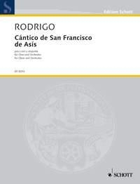 Cntico de San Francisco de Ass fr gemischten Chor (SATB) und Orchester Partitur