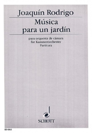 Msica para un jardn fr Kammerorchester Partitur