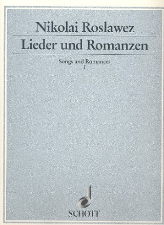 Lieder und Romanzen Band 1 fr Gesang und Klavier (russ/kyr)