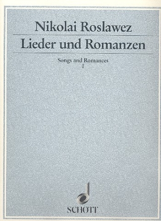 Lieder und Romanzen Band 1 fr Gesang und Klavier (russ/kyr)