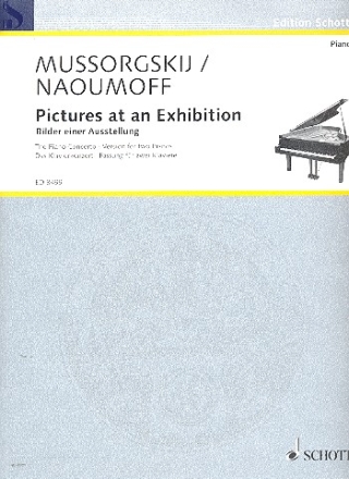 Bilder einer Ausstellung fr Klavier und Orchester Klavierauszug - fr 2 Klaviere