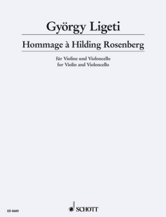 Hommage  Hilding Rosenberg fr Violine und Violoncello Spielpartitur