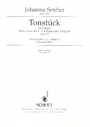 Tonstck E-Dur op.60 fr Flte, Klarinette in A, 4 Hrner und 2 Fagotte Stimmen