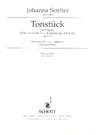 Tonstck E-Dur op.60 fr Flte, Klarinette in A, 4 Hrner und 2 Fagotte Stimmen