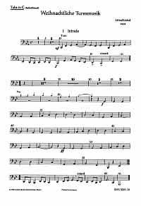 Weihnachtliche Turmmusik fr 5-9 Blasinstrumente Einzelstimme - Tuba in C