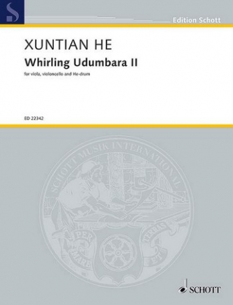 Whirling Udumbara no.2 for viola, cioloncello and he-drum score and parts