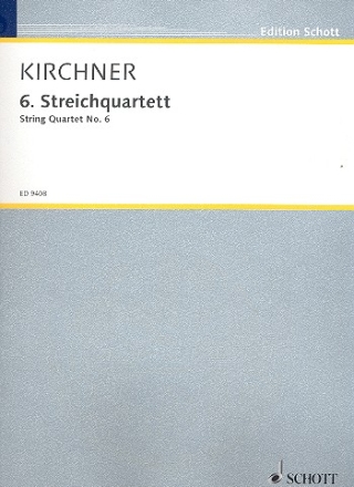 6. Streichquartett fr Streichquartett Partitur und Stimmen
