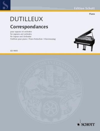 Correspondances fr Sopran und Orchester fr Sopran und Klavier