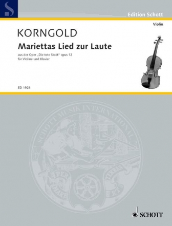 Mariettas Lied zur Laute op. 12 fr Violine und Klavier