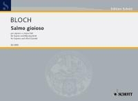 Bloch, Augustyn: Salmo gioioso fr Sopran, Flte, Klarinette, Oboe, Horn und Fagott Partitur und Stimmen