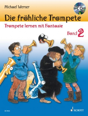 Die fröhliche Trompete Band 2 (+CD) für Trompete