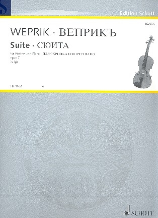 Suite op.7 fr Violine und Klavier