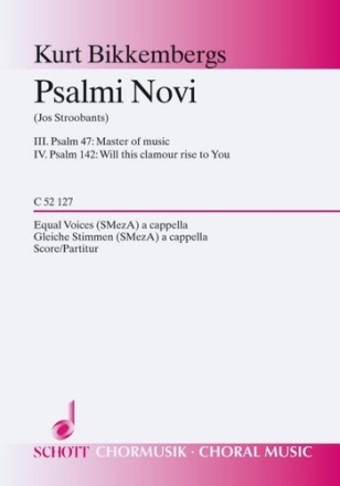 Psalmi Novi Band 2 (Nr.3-4) fr Frauenchor a cappella Singpartitur