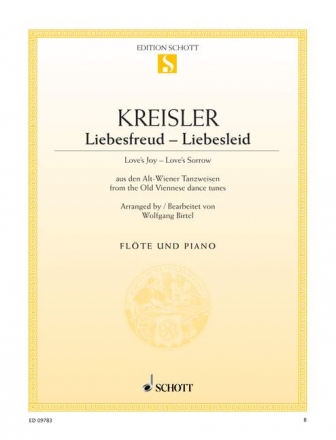 Liebesfreud - Liebesleid fr Flte und Klavier