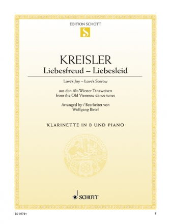 Liebesfreud Liebesleid fr Klarinette und Klavier