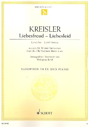 Liebesfreud Liebesleid fr Altsaxophon und Klavier