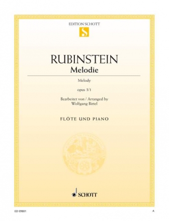 Melodie op. 3/1 fr Flte und Klavier