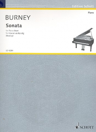Sonate fr Klavier zu 4 Hnden Spielpartitur