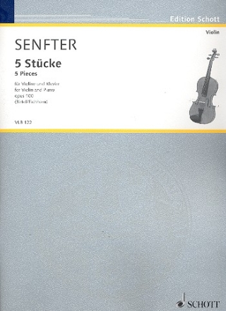 5 Stcke op. 100 fr Violine und Klavier