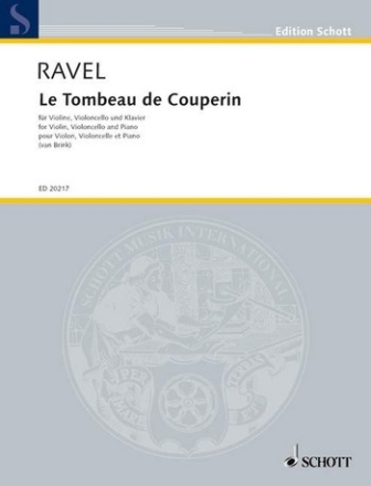 Le Tombeau de Couperin fr Klaviertrio Klavierdirektion und Stimmen